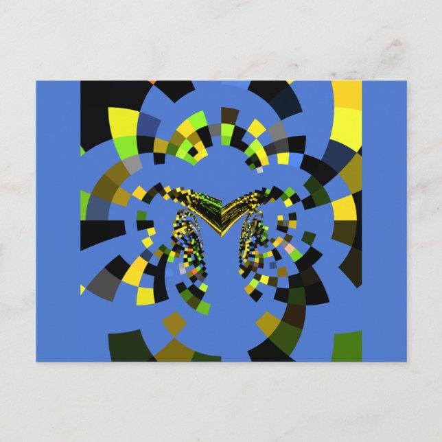 Cartão postal Modelo horizontal (Frente)