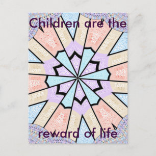 Cartão postal Modelo horizontal