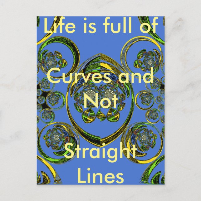 Cartão postal Modelo horizontal (Frente)