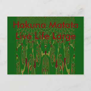 Cartão postal Modelo horizontal