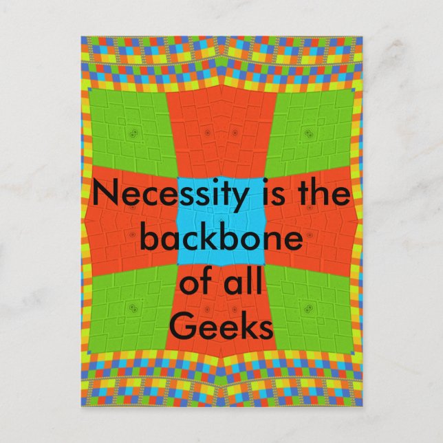 Cartão postal Modelo horizontal (Frente)