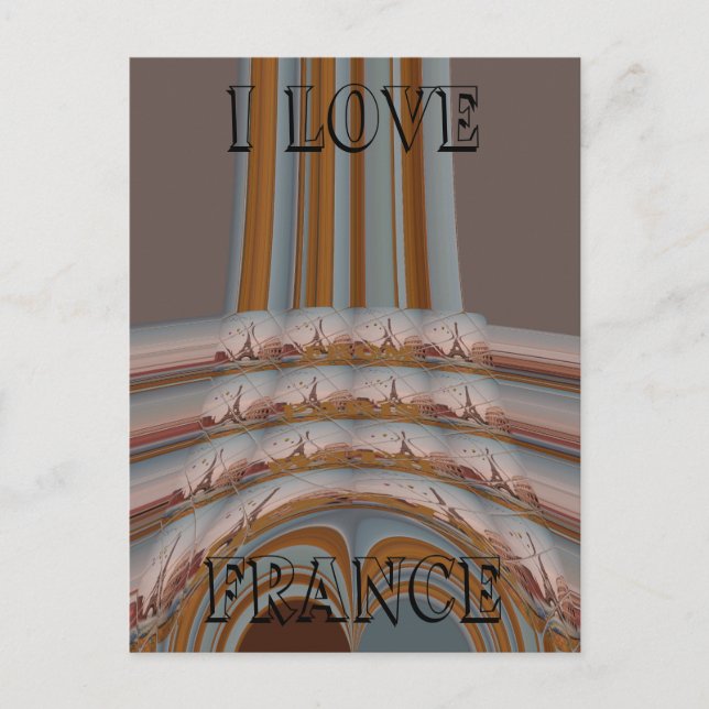 Cartão postal Modelo horizontal (Frente)