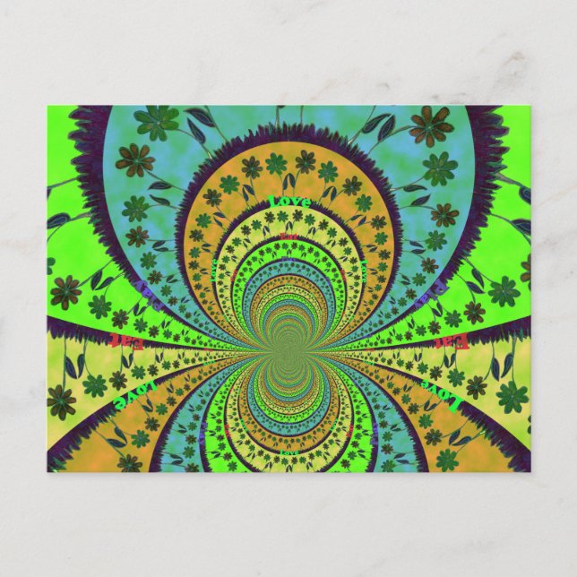 Cartão postal Modelo horizontal (Frente)