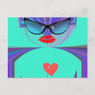 Cartão postal Modelo horizontal