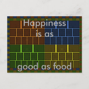 Cartão postal Modelo horizontal