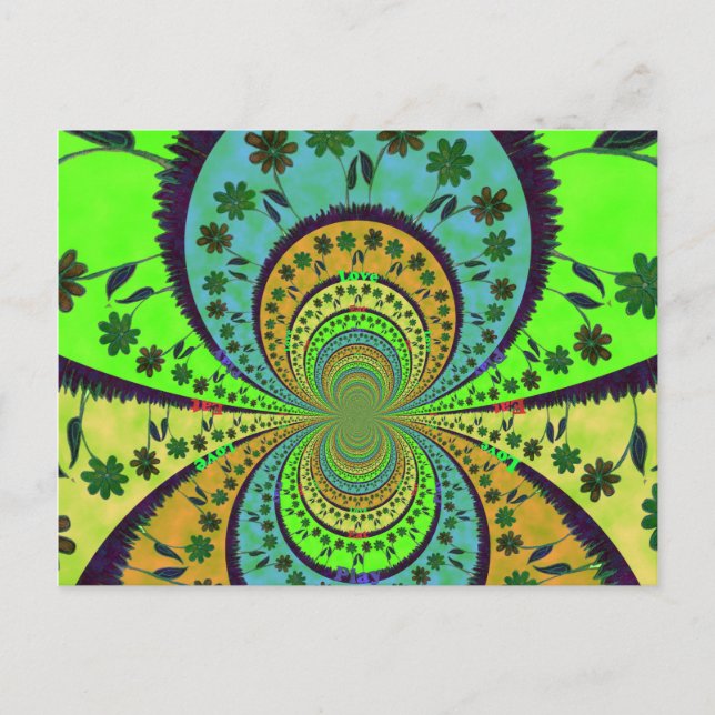 Cartão postal Modelo horizontal (Frente)