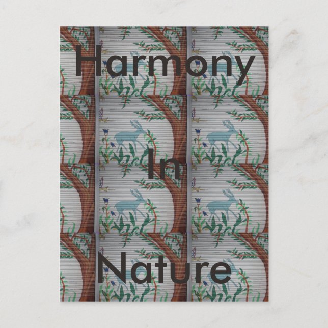 Cartão postal Modelo horizontal (Frente)