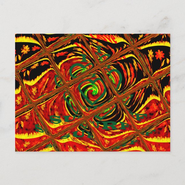 Cartão postal Modelo horizontal (Frente)