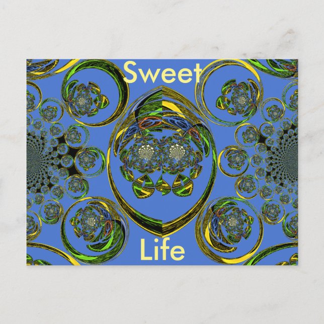 Cartão postal Modelo horizontal (Frente)