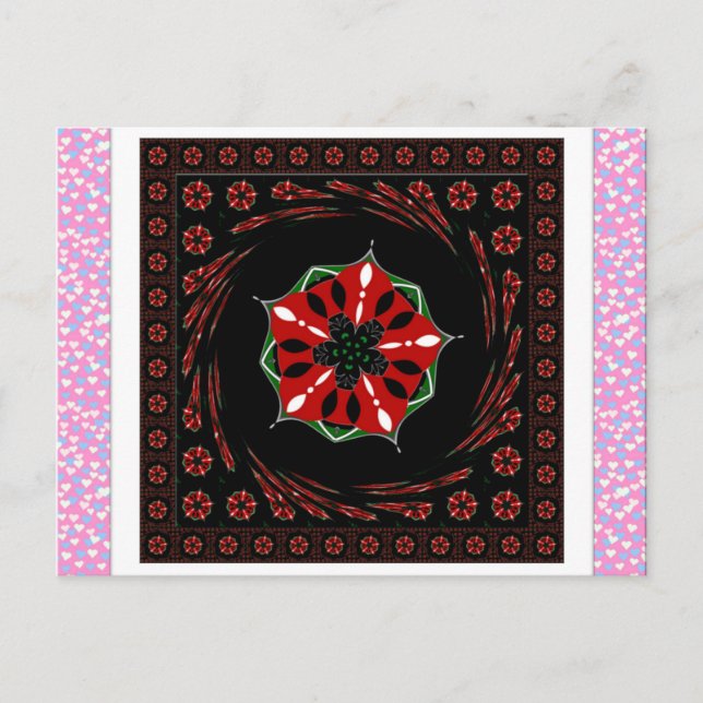 Cartão postal Modelo horizontal (Frente)