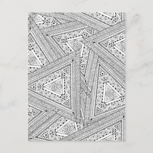Cartão Postal Modelo Tribal 2 (Frente)