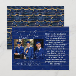 Cartão Postal Modern Graduation Party Photo Display
