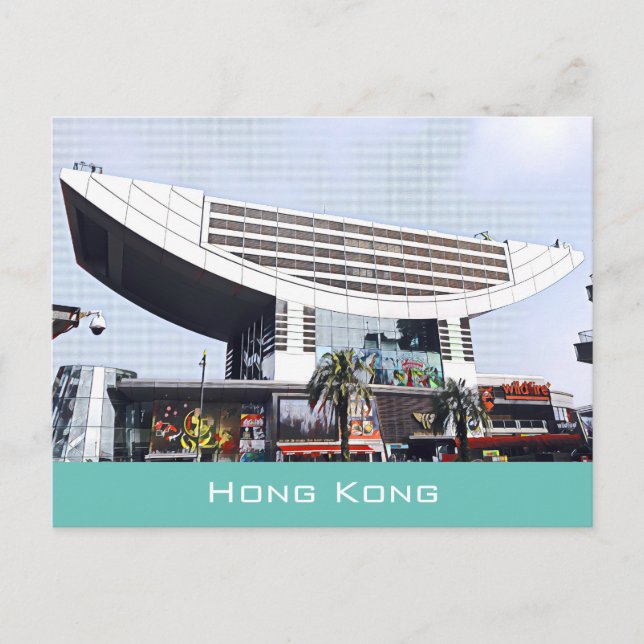 Cartão Postal Modern Hong Kong The Peak viagem (Frente)