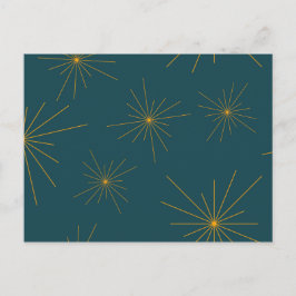 Cartão Postal Moderna, simples, legal, moderna abstração de luz