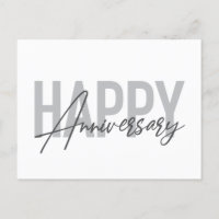 Moderna, simples, tipografia legal Feliz Aniversár