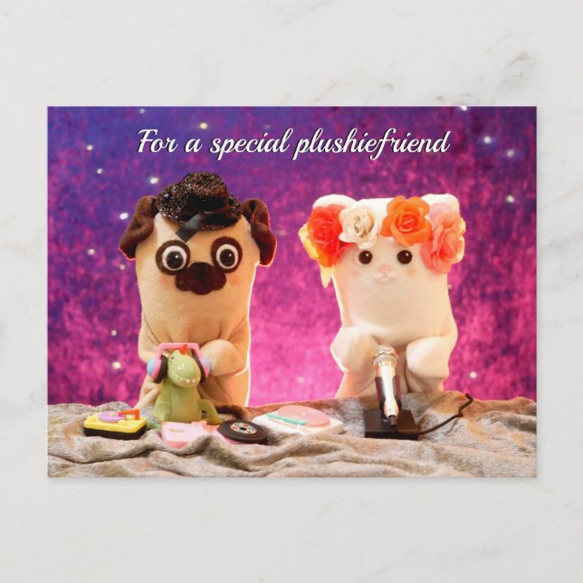 Cartão Postal Moderno de Fotografias Profissionais Personalizada (Frente)