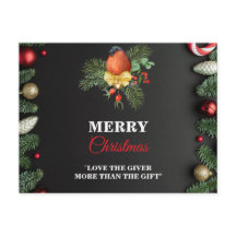 cartão postal moderno de Natal