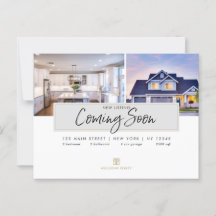 Cartão postal moderno do Corretor Imobiliário - A 