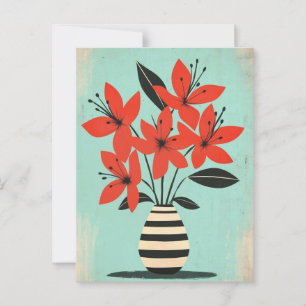 Cartão Postal Moderno do século médio #197