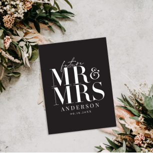 Cartão Postal Moderno, gráfico, tipografia salvar data