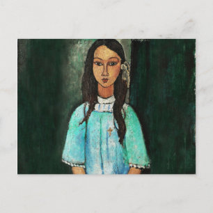 Cartão Postal Modigliani Alice Vintage - Pintura de arte