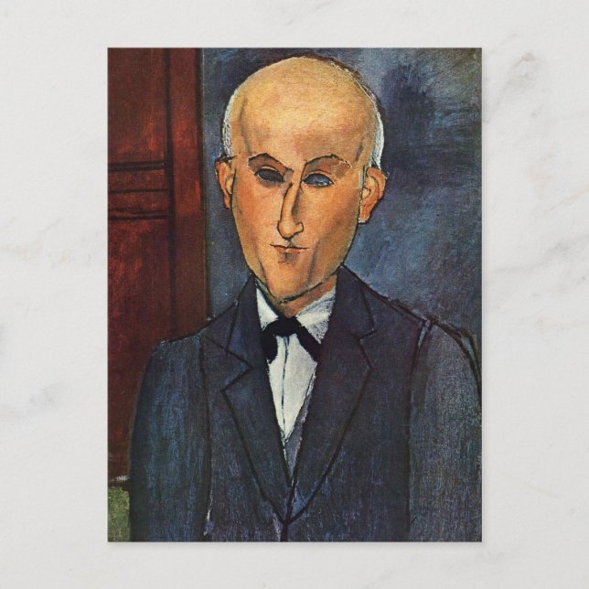 Cartão Postal Modigliani Amedeo Portrait (Frente)