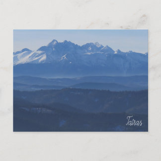 Cartão Postal Modo de exibição Tatras