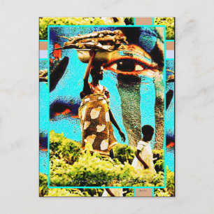Cartão Postal Modo De Vida Espiritual Africano