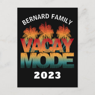 CARTÃO POSTAL MODO FÉRIAS FÉRIAS FAMILIARES
