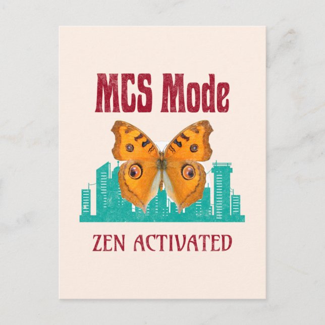 Cartão Postal Modo MCS de Sensibilidade Química Múltipla (Frente)