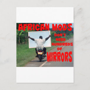 Cartão Postal mods africanos