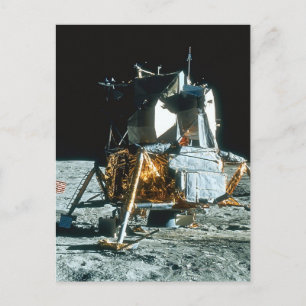 Cartão Postal Módulo lunar na lua