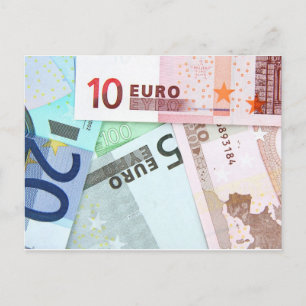 Cartão Postal Moeda de Euro