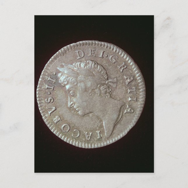 Cartão Postal Moedas de James II (Frente)