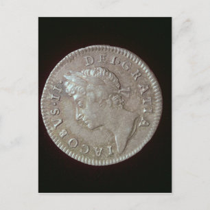Cartão Postal Moedas de James II