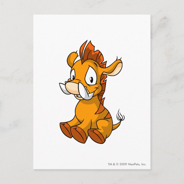 Cartão Postal Moehog Orange (Frente)