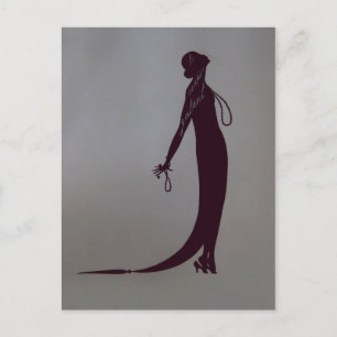 Cartão Postal Moi Fashion Plate ~ Postcard French Vintage