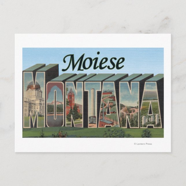 Cartão Postal Moiese, Montana (Frente)