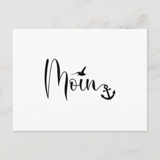 Cartão Postal Moin Gull Anchor Baixo Dialeto Alemão