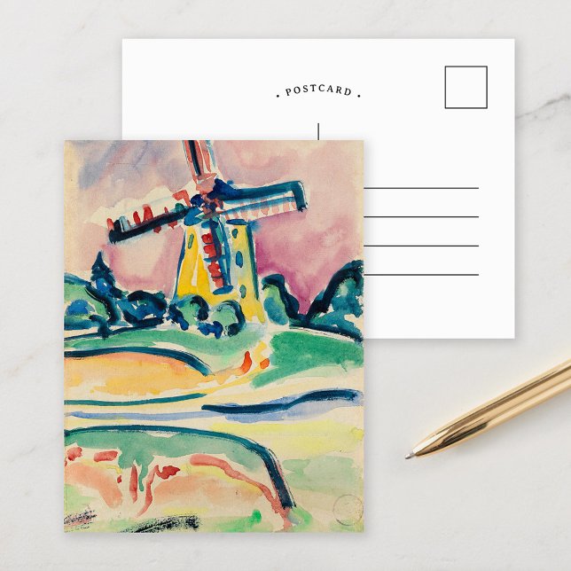 Cartão Postal Moinho | Ernst Ludwig Kirchner (Criador carregado)