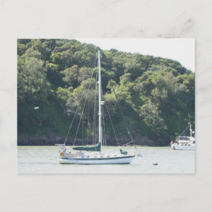 Cartão Postal Moira em amarração, Ilha Angel, São Francisco