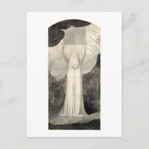 Cartão Postal Moisés recebendo a Lei, c.1780 (pincel e preto i