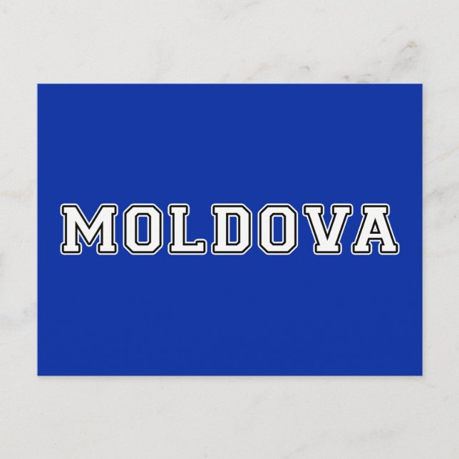 Cartão Postal Moldávia (Frente)