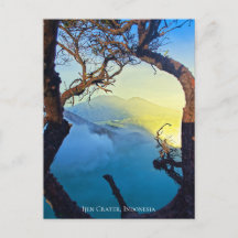 Moldura Azul Pond Cratera Montanha