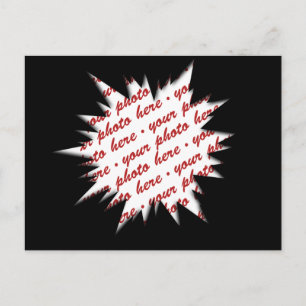 Cartão Postal Moldura preta EXPLODE