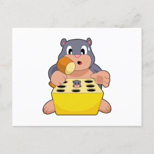 Cartão Postal Mole Game