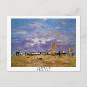 Cartão Postal Mole Of Deauville Por Boudin Eugène