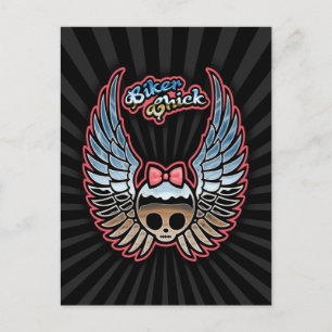 Cartão Postal Molly Chrome Bike