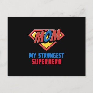 Cartão Postal MOM Meu Super-Herói Mais Forte