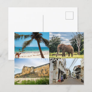 Cartão postal Mombasa Kenya